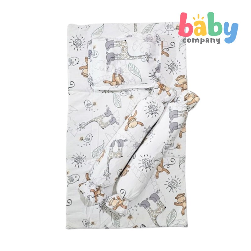 Bloom 4pcs 28×41 Crib Bedding Set – Monkey