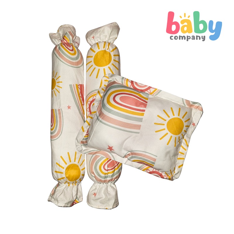 Bloom 6pcs 24×42 Bedding Set – Rainbow