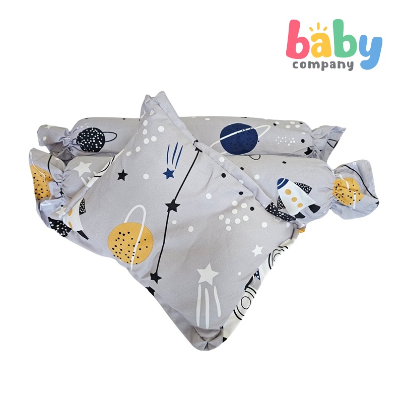 Bloom 6pcs 24×42 Crib Beddings Set – Outer Space
