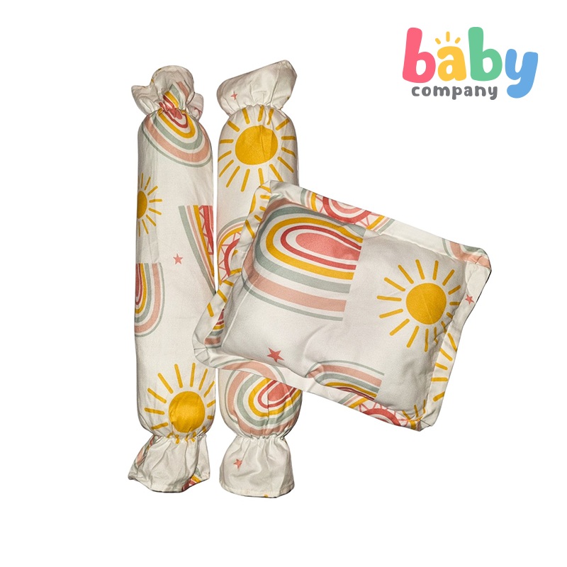 Bloom 6pcs 28×52 Bedding Set – Rainbow
