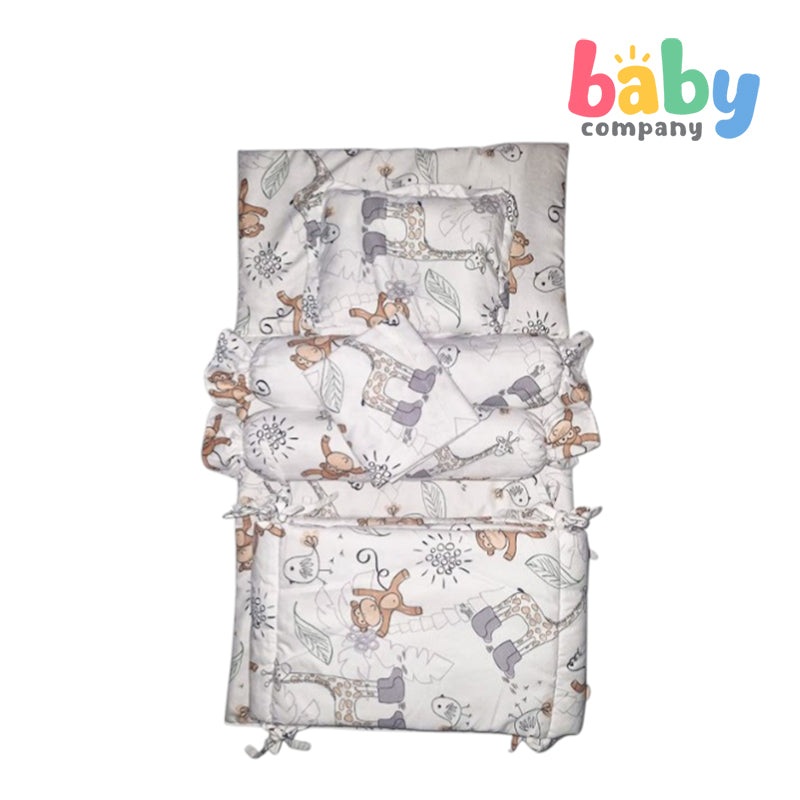 Bloom 6pcs 28×52 Crib Bedding Set – Monkey