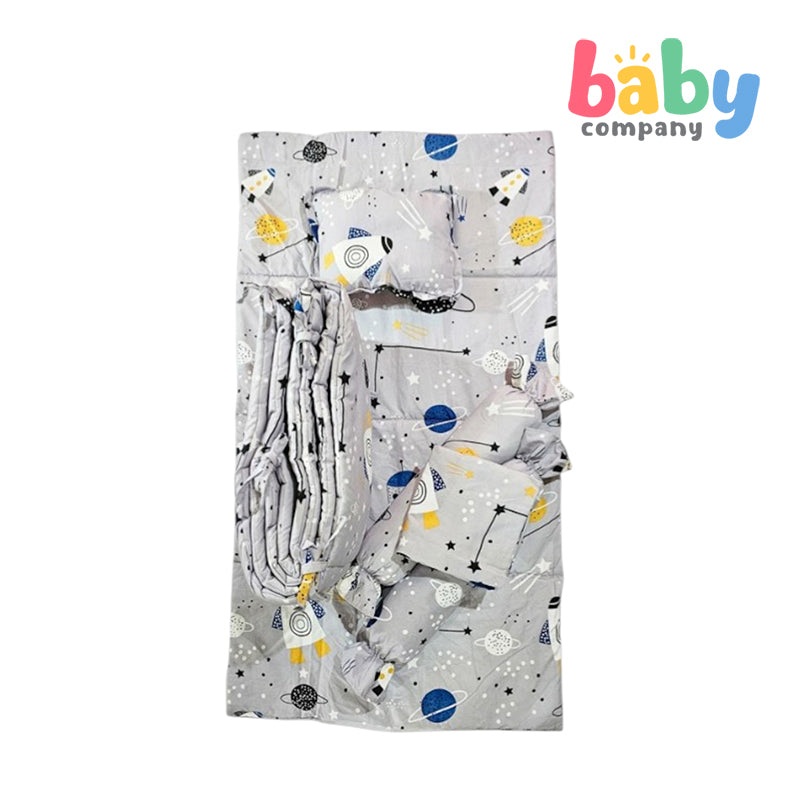 Bloom 6pcs 28×52 Crib Bedding Set – Outer Space
