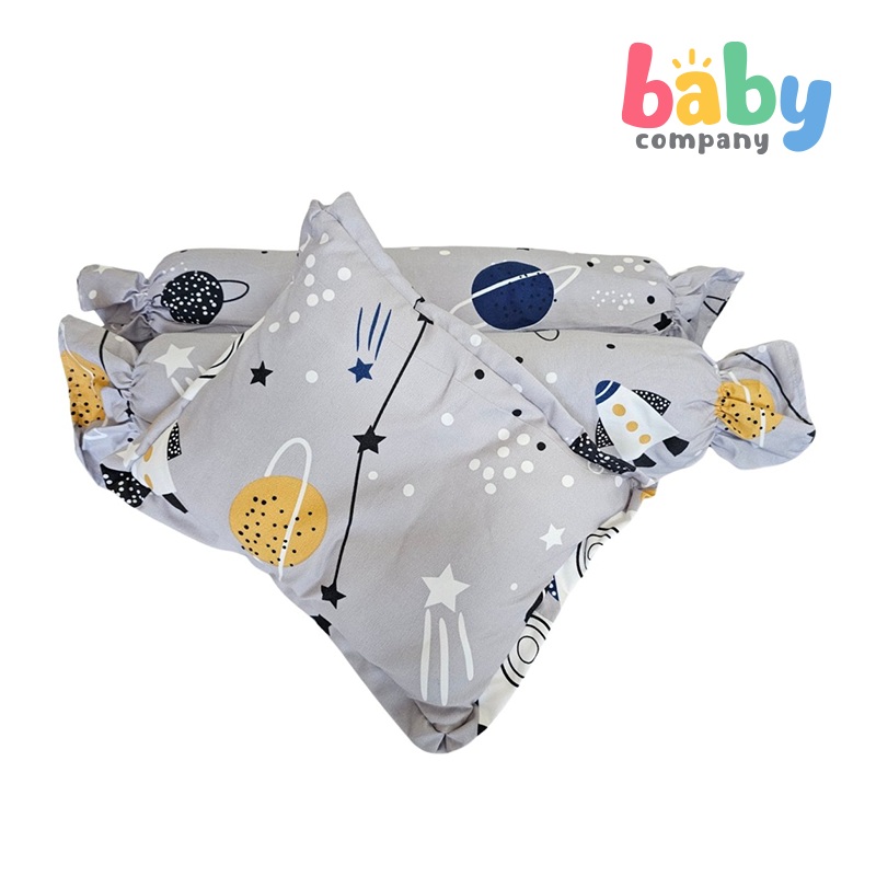 Bloom Bolster & Pillow Set – Outer Space
