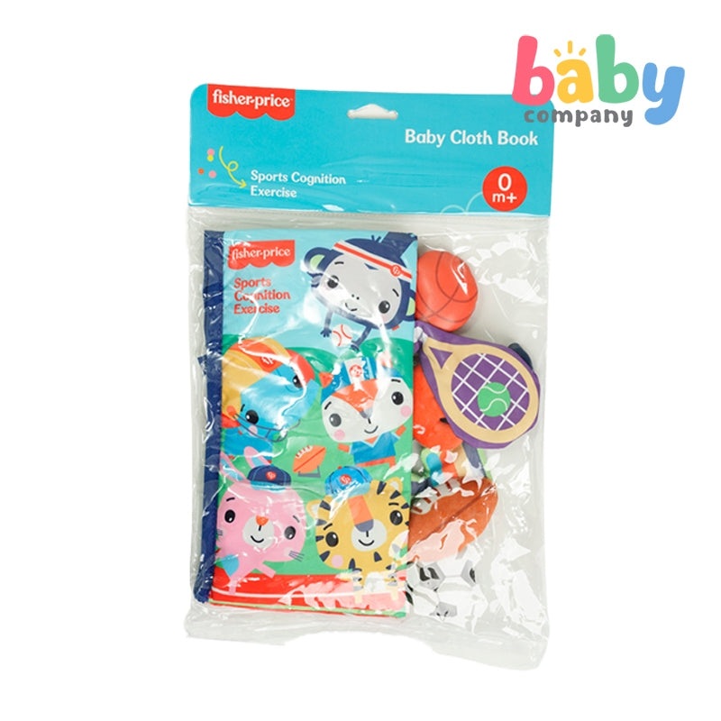 Fisher-Price Baby Cloth Book – Sports Cognition Exercise