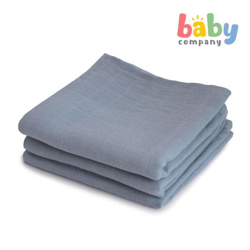 Mushie 3-pack Muslin Cloth – Tradewinds