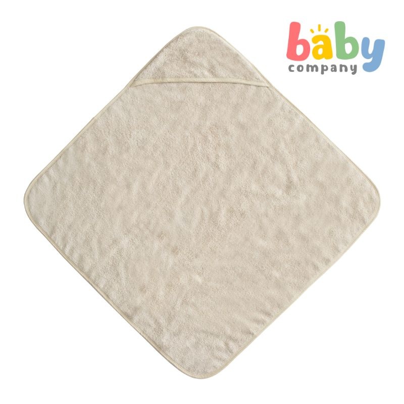 Mushie Hooded Towel-  Fog